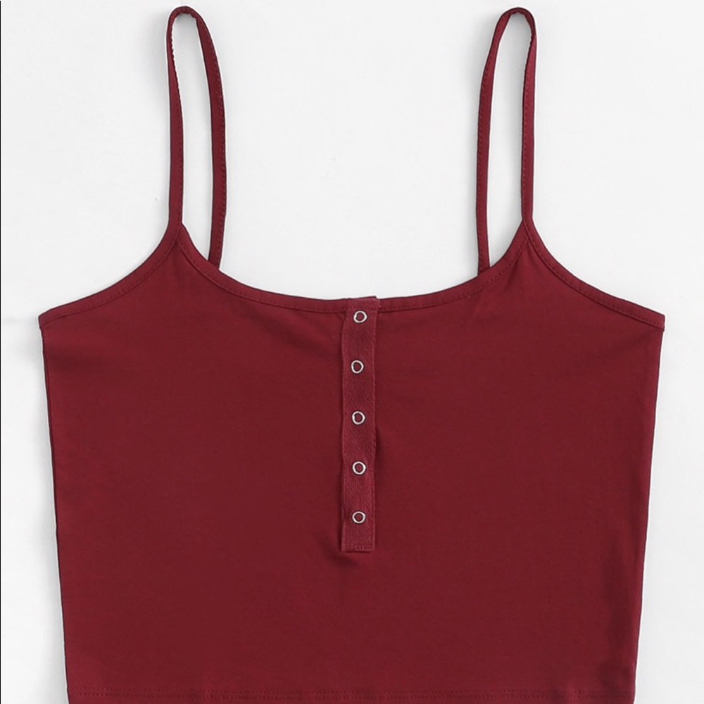 Snap It Up Crop Cami - Picture 2 of 7